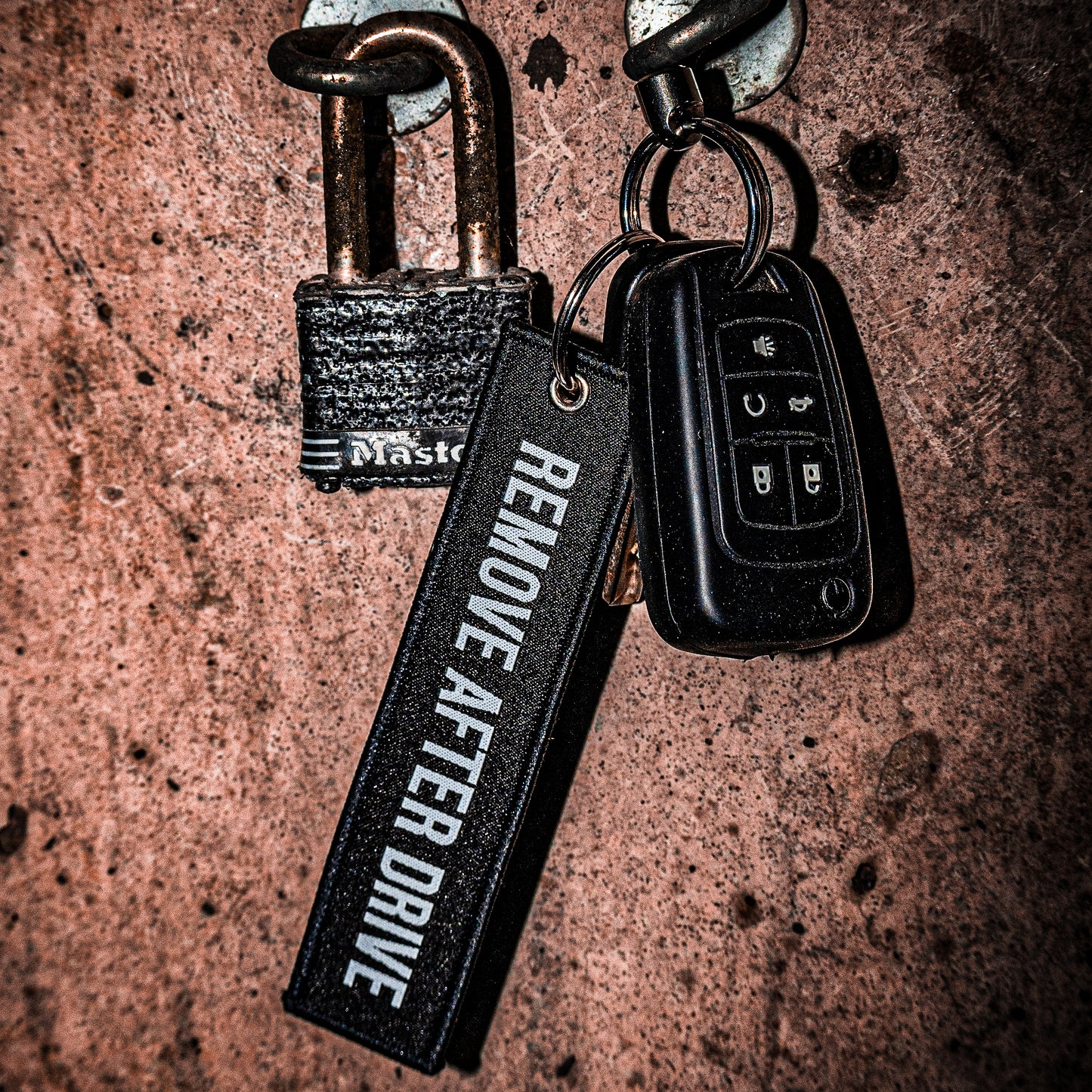 Remove After Drive Key Chain Black - Jet Tag Style