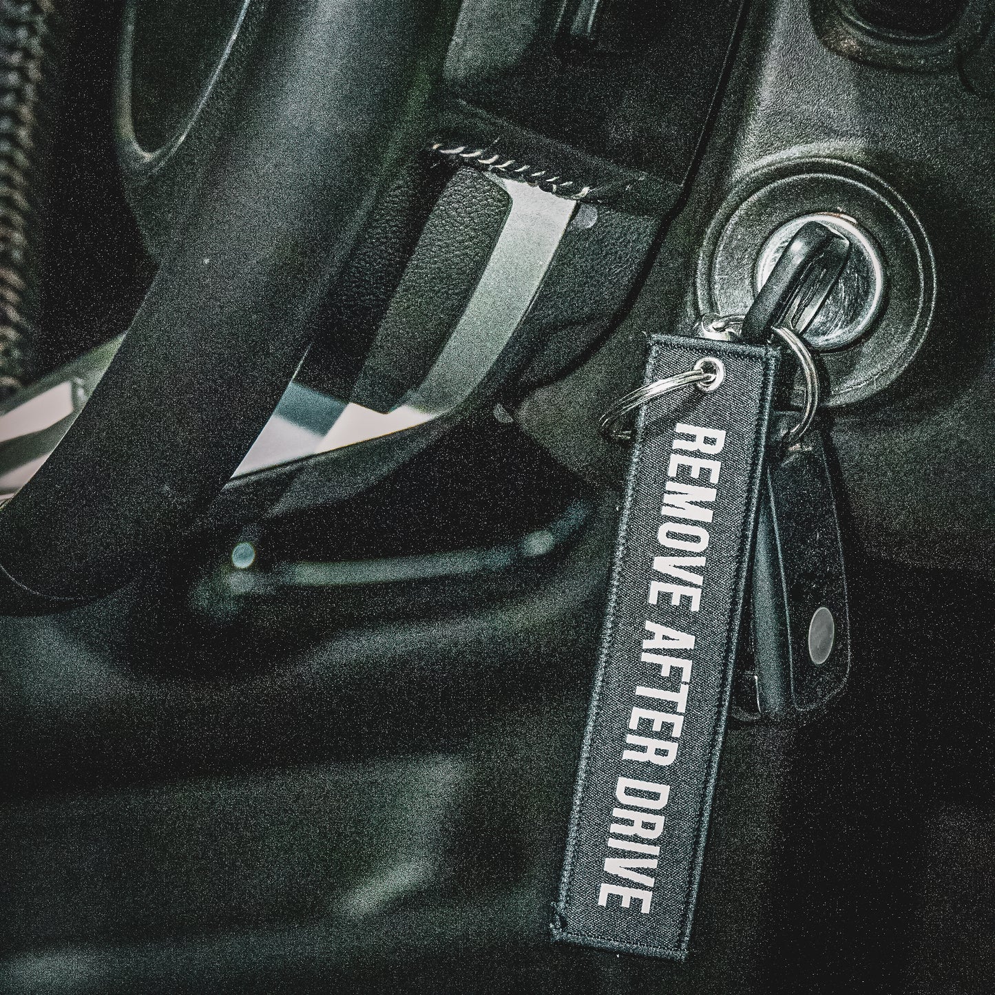Remove After Drive Key Chain Black - Jet Tag Style