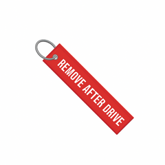 Remove After Drive Key Chain Red - Jet Tag Style