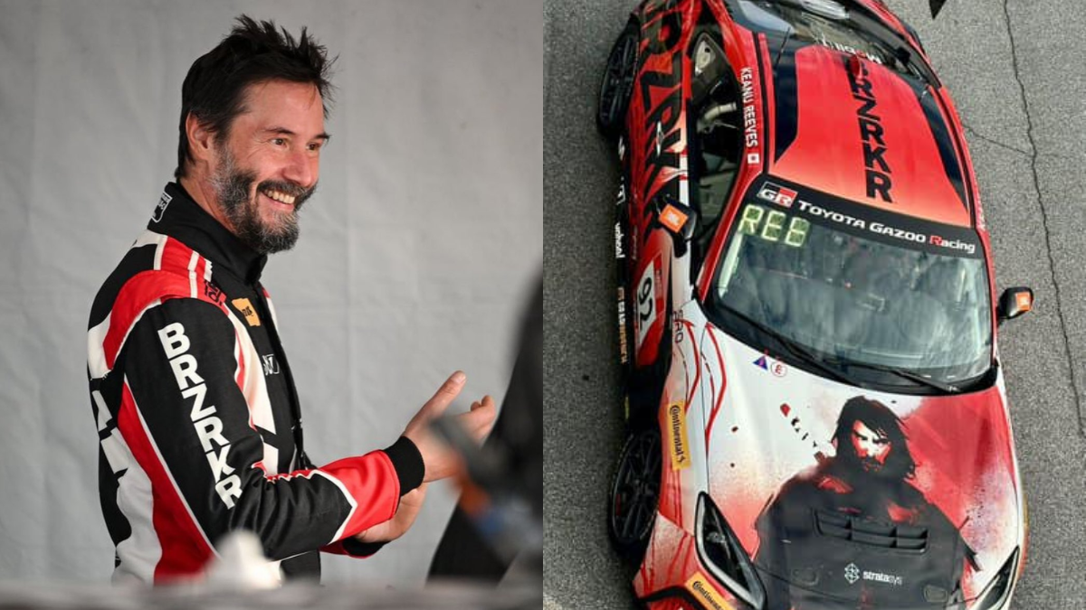 Keanu Reeves Takes on Toyota GP Cup in BRZRKR Themed GR86 – Caped ...