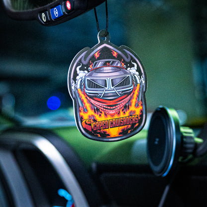 Caped Cruisaders HOOLIGAN LEATHER Scent Air Freshener