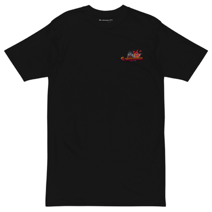 Caped Cruisaders BURNOUT Graphic Tee Black