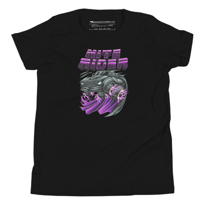 Youth Caped Cruisaders NITE RIDER Graphic Tee Black